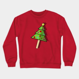 Christmas Tree Lollipop Crewneck Sweatshirt